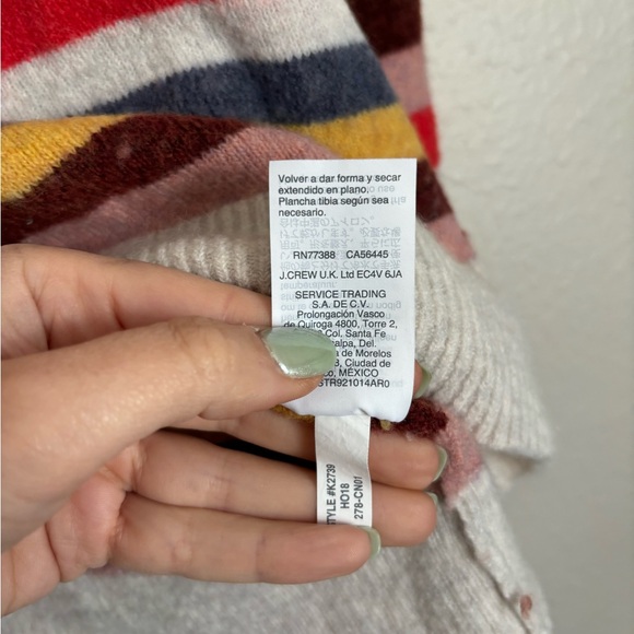 Madewell Cardiff Striped Crewneck Sweater M - Picture 4 of 8